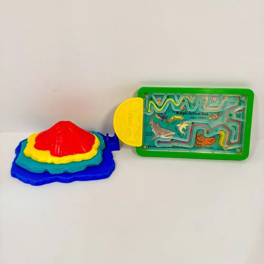 1994 McDonalds The Magic School Bus Happy Meal Toys Set of 2 | 90s Scholastic